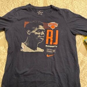 Nike basketball tee shirt cotton size 10/12 medium kids RJ Barrett used